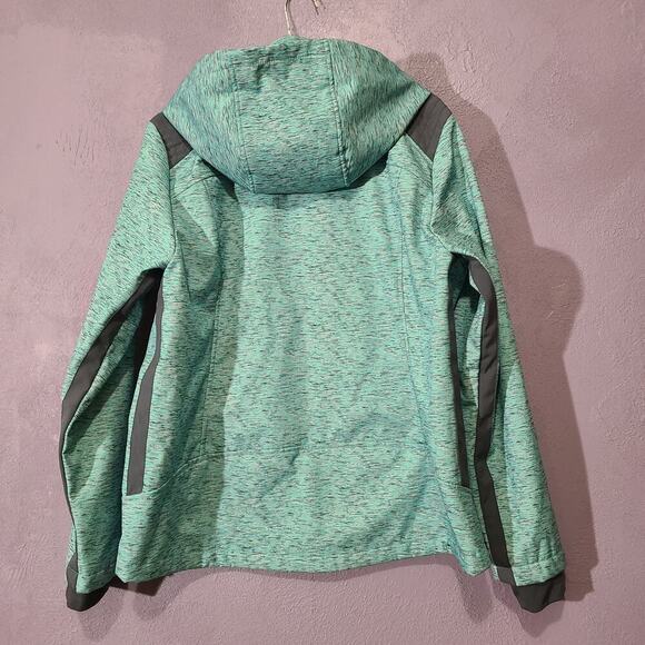 Women's Large L Free Country Faux Fur Lined Soft Shell Hooded Winter Coat Jacket - Picture 2 of 9